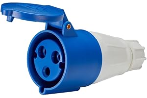 TOPHOMER IP44 Presa industriale di collegamento Spina CEE 240 V 16 Ampere #213 3 Pin Femmina Presa per Caravan Roulotte da campeggio industriale 1 pz
