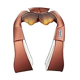 Vinteky Appareil de Massage du Cou/Ceinture/Appareil de Massage shiatsu Cervical Masseur/Massage de Neck Épaule Cou épaules Masseur Cervical shiatsu avec Adaptateur pour Bureau,Domicile,Voiture