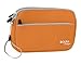 Produktbild Hochwertge orange Neoprenhülle | Schutz-Case | Transporttasche mit Frontfach für Lenco DVP-754 | MES-405 | MES-212, Voyager Clamshell 7 und AEG DVD 4555 tragbare DVD-Player und Zubehör