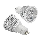 Tipo de base: GU10 GGSSYY-JNDP 2pcs Gu10 Spotlight 9W 12W 15W Regulable 85-265V Luz de Bombilla led Spot Reemplace 30W 40W 50W Lámpara halógena Blanco frío cálido