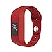 Produktbild BZLine® Für Garmin Vivofit Jr Uhr, Sport Weich Silikon Armband Ersatzband für Garmin Vívofit jr. 2, Wasserdichte Action Watch für Kinder (Rot)