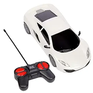Wembley Kids Car Remote Control Car for Boys 1:22 Scale Racing Car with Stylish Looks & Modern Design Toy Car - White