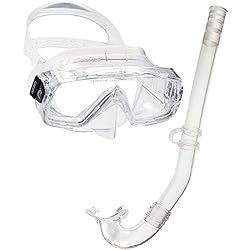 Cressi Sirena Masque & Tuba Gringo - Premium Set de Snorkeling / Plongée Transparent