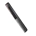 Ularma 10Pcs Black Pro Salon Hair Styling Hairdressing Plastic Barbers Brush Combs Set