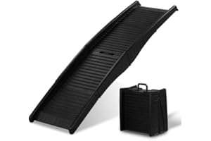 HOBBYZOO Escalier pour Chien, Rampe Voiture Pliable & Antidérapant - Rampe de Coffre pour Chien & Chat - Capacité de Charge 50kg, 150x40 cm