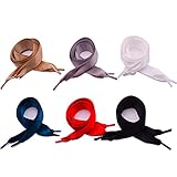 Material: los cordones de la cinta de raso están hechos de poliéster, suaves y cómodos de usar. Los cordones miden 120cm de largo y 20cm de ancho.