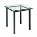 Produktbild HAKU Möbel 42069 Beistelltisch 42 x 42 x 43 cm, schwarz nickel