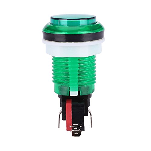 Preisvergleich Produktbild Haihuic DIY beleuchtete LED-Lampe Druckknopfschalter Multicade Mikroschalter Teile für Arcade Mame Game Machine