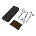 Produktbild guoxuEE Hundesalonschere Set Haircut Tools Kit Gerade & Effilierschere Kamm Silber