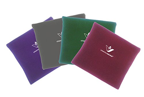 Schweriner Naturheil Moor Wärmekissen 22x19 cm mit Fleecebezug in Olivgrün, Wärmflasche, Heizkissen, Wärmekompresse