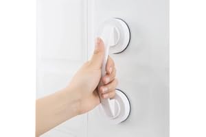 KAFENDA Grandi Maniglie per Porte e Finestre in Vetro, Porte Scorrevoli per Bagno, Ventose, Maniglioni per Doccia, Armadi, Maniglie Antitraccia, Maniglie Assorbenti Non Porose