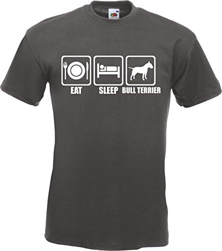 Corporate Togs Eat Sleep English Bull Terrier Dog Puppy Owner T-Shirt New