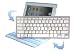 Produktbild Ultraduenne Slim Bluetooth 2.0 Wireless-Tastatur Tastatur fuer iPad 16GB 32GB WiFi, iPhone 4 4G 3G 3Gs Sony PS3 Smart Phones PC & Mac Laptop Desktop Netbook HTC Nokia Sony Ericsson Motorola Samsung LG Blackberry Mobile Phones