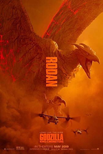 Pac Prints A4 Godzilla king of the monsters movie pster 2019 v5