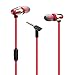 Produktbild ULTRICS® Hochauflösender Ohr-Kopfhörer, tiefschwarzer Stereo-Audio-Sound In-Ear-Ohrhörer-Geräuschisolierender Kopfhörer mit Mikrofon für iPhone iPad iPod Samsung Galaxy HTC LG Nokia Microsoft Android Smartphone Laptop Tablets