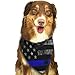 Produktbild Pet Scarf Thin Blue Line USA Flag Dog Bandana Collars Dog Bandana Bibs Head Scarf Accessories