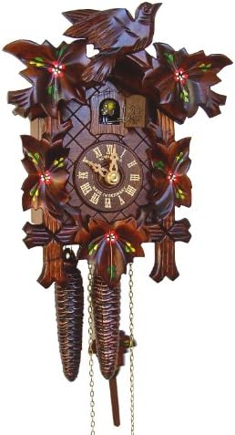 Anton SchneiderCuckoo clock 5 foliages, bird SC 80/10