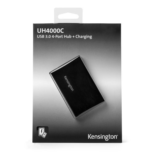 Kensington USB 3.0 Hub mit Ladefunktion (4-Port) schwarz - 4
