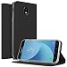 Produktbild Samsung Galaxy J5 2017 Hülle, KuGi Samsung Galaxy J5 2017 Flip Bookstyle Kompletter Schutz Mit Magnetverschluss und Standfunktion Tasche Etui Cover Case Schutzhülle für Samsung Galaxy J5 2017 phone
