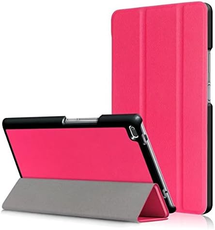 Skytar Lenovo Tab 4 8 Case ,Tablet Cover for Lenovo Tab4 8-Inch,Ultra Slim PU Leather Flio Case Stand Cover for Lenovo Tab 4 8(TB-8504F/N) 2017 Tablet-PC,*Hot Pink