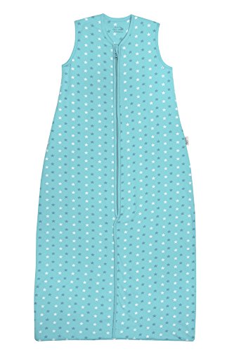 Slumbersac Baby Sleeping Bag Winter Weight approx. 3.5 Tog - Simply Teal Stars, 12-36 months/110cm