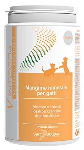 V-Integra Mangime Minerale per la Dieta Casalinga del Gattino - 200 Gr