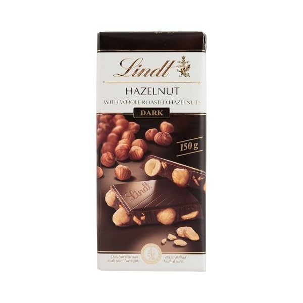 Lindt Dark chocolate hazelnut 150g (7610400067324)