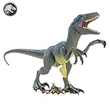 mattel fpf12 - jurassic world velociraptor attack pack blue Incluye detalles fieles a la película, como la textura y el color de la piel, incluida su característica marca azul