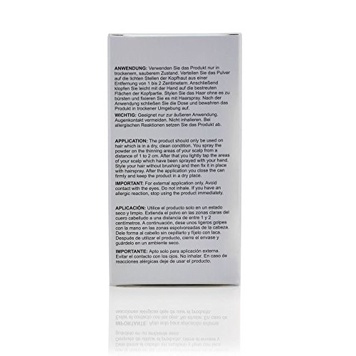 KÖ-HAIR FIBERS Haarverdichtung, Schütthaar, Streuhaar für lichtes Haar und Teilglatze 12g Braun - 5