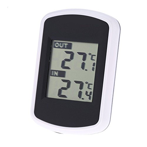 INIZIO LCD Digital Funk Thermometer Für Den Innen Außentemperaturmessung - 2