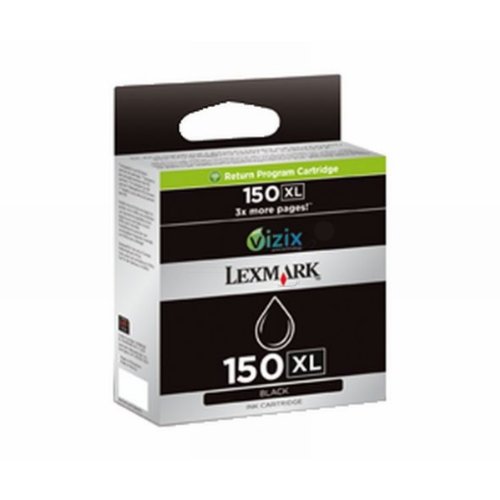 Original Lexmark Tintenpatrone 14N1614E / 150 XL schwarz; ca. 750 Seiten für S 315; Interpret S 415; Intuition S 515; Pro 715, 910, 915