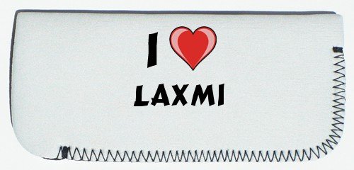 Glasses Case with I Love Laxmi (first name/surname/nickname)