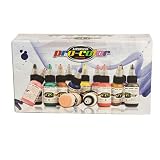 Verde Harder & Steenbeck 67010 30 ml Flesh, Negro, Azul, Verde, Magenta, Púrpura, Rojo, Blanco, Amarillo Botella Botella Pintura Acrílica - pinturas acrílicas (Flesh, Negro, Azul, Verde, Magenta, Púrpura, Rojo, Color blanco, amarillo, botella, metal, plástico, 30 ml, botella, caja de cartón)