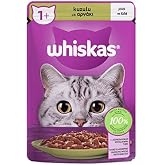 Whiskas Pouch J&ouml;le İ&ccedil;inde Kuzulu Yetişkin Kedi Konservesi 85 Gr Tekli Paket