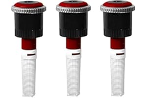 RAIN BIRD .Hunter Boquilla MP 2000 para riego universal, rojo, alcance 4,0 hasta 6,4 m, 3 unidades, rango de beregnung – 360 grados