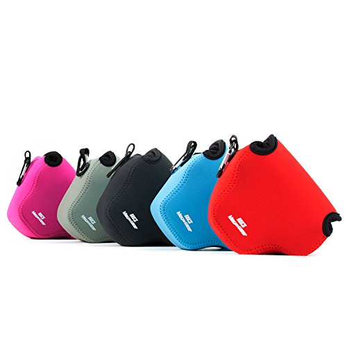 MegaGear Mat  riau L  ger  Neoprene Sac Photo Housse   tui Sacoche pour Canon PowerShot SX540 HS  SX530 HS  Canon PowerShot SX420 is  SX410 is  Gris 