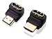 Produktbild C63® PB4231 HDMI-Steckverbinder-Set 90 + 270 Grad Vergoldete Stecker 2-teilig 1.4 Version, hohe Geschwindigkeit, vergoldete Stecker.