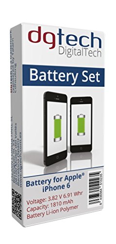 DigitalTech - Batterie compatible iPhone 6 haute capacit avec outils 3 82v 1810 mAh Compatible avec tous les APNs reviews DigitalTech - Batterie compatible iPhone 6 haute capacit avec outils 3 82v 1810 mAh Compatible avec tous les APNs