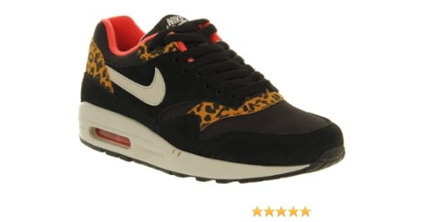 nike leopard print air max 1 trainers