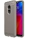 Produktbild TTVie Hülle für Motorola Moto E6, Ultra Slim Weiche Karbon Optik TPU Silikon Handyhülle Schutz vor Stürzen und Stößen Schutzhülle für Motorola Moto E6 Smartphone 2019 Modell, Grau