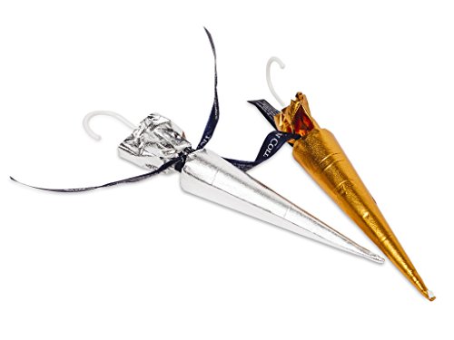 Preisvergleich Produktbild Schokoschirmchen Silber und Gold