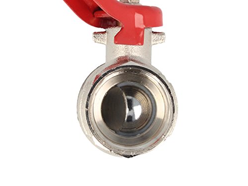 tecuro Messing Kugelhahn Größe 1 1/4″ (5/4″) – DN 32 – beidseitig Innengewinde - 4