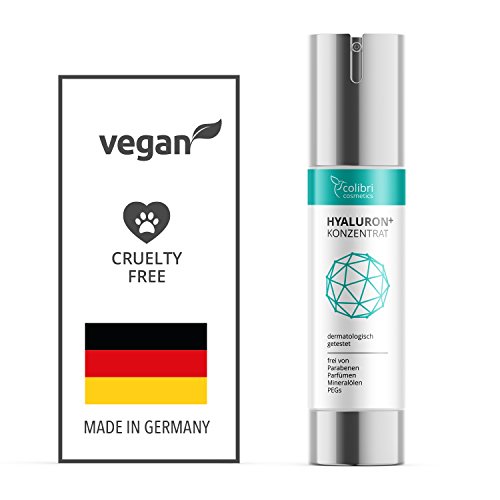 Hyaluronsäure Konzentrat Gel – hochdosiertes Hyaluron Anti-Aging Serum – 50 ml von colibri cosmetics / Naturkosmetik made in Germany - 4