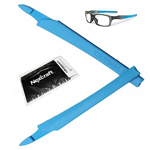 nexcraft Crosslink schwarz Ohr Socke Gummi Sleeve Unobtainium Oakley Ersatz Kit Tempel Arm Modell Switch Pro Sweep Eyewear Brille ox8027 ox8029 ox8030 ox8031 ox8033 ox3128 ox3149 Sehstärke