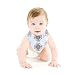 Baby Bandana Drool Bibs Unisex | 6 Pack Gift Set for Newborns to Toddlers | Soft Cotton and Absorbent Polyester | Adjustable Nickel Free Snaps | Nice Shower Gift