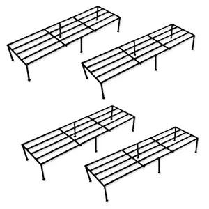 IRON LANDS Sturdy Heavy Duty Flower Pot Plant Stand 25 Inches Indoor Outdoor for Home Garden Balcony Living Room Decor (4)