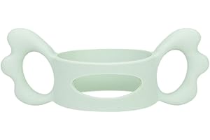 SHENRONGTONG Griff für Babyflasche, weicher Silikongriff für universelle Babyflaschen, hitzebeständiger Silikon-Weithalsgriff