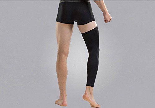 Beinlinge, Yesloo Atmungsaktiv 2 Beinlinge für Sport, Laufen, Radsport usw., Für Herr und Frauen, 2 Stück, Schwarz - 9