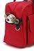 LCY Fashion Messenger Tote Baby Nappy Changing Bag Diaper Bag With Changing Mat Red