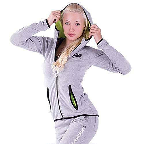 Preisvergleich Produktbild FA WEAR Hoodie Jacket - Grey / Neon Flash - L